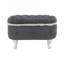 Banc de rangement, banc de bout avec capitonnage-276521699