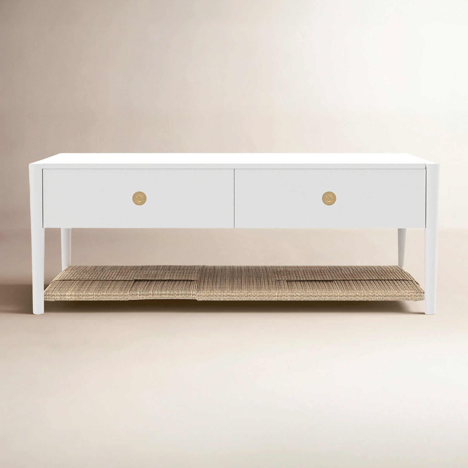 Madeline 47" Coffee Table, White