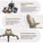 Mikial 500lbs Big and Tall Executive Office Chair - Breathable Leather, 3D Arms, & Air-Compressed Lumbar Support-2035475988