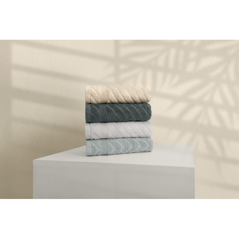 Premium Cotton Face Towel Set (4 Pieces), Ultra-Soft 17.7 x 35.4 Inches | 100% Cotton, 500 g/m² for Luxurious Absorbency | Machine Washable & Quick-Dry, Perfect for Home, Spa & Gym Use