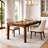 Classic Golden Teak Solid Wood Dining Table