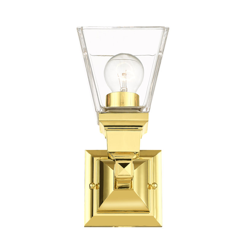 Anfrenee Dimmable Bath Sconce, Polished Brass