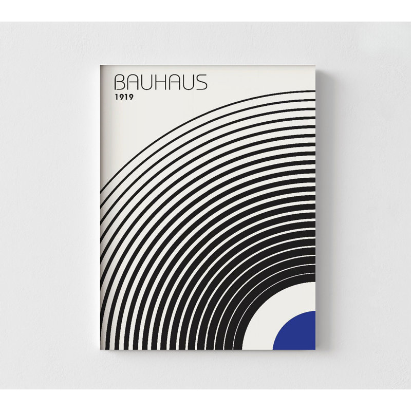 Impression murale de Bauhaus, affiche géométrique encadrée, art mural de style Bauhaus, art mural minimaliste, art mural encadré, art mural surdimensionné