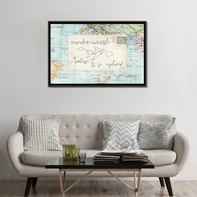 «Travel Posts IV», impression sur toile