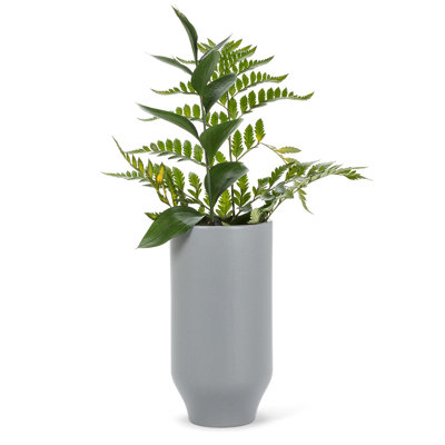 Vase gris mat