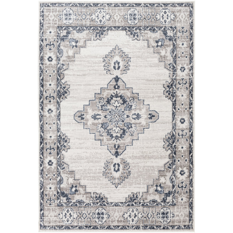 Gittens Oriental Indoor Rug, Rectangle 5'2" x 7'