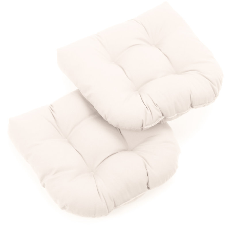 Outdoor 5'' Seat Cushion, Eggshell, Twill