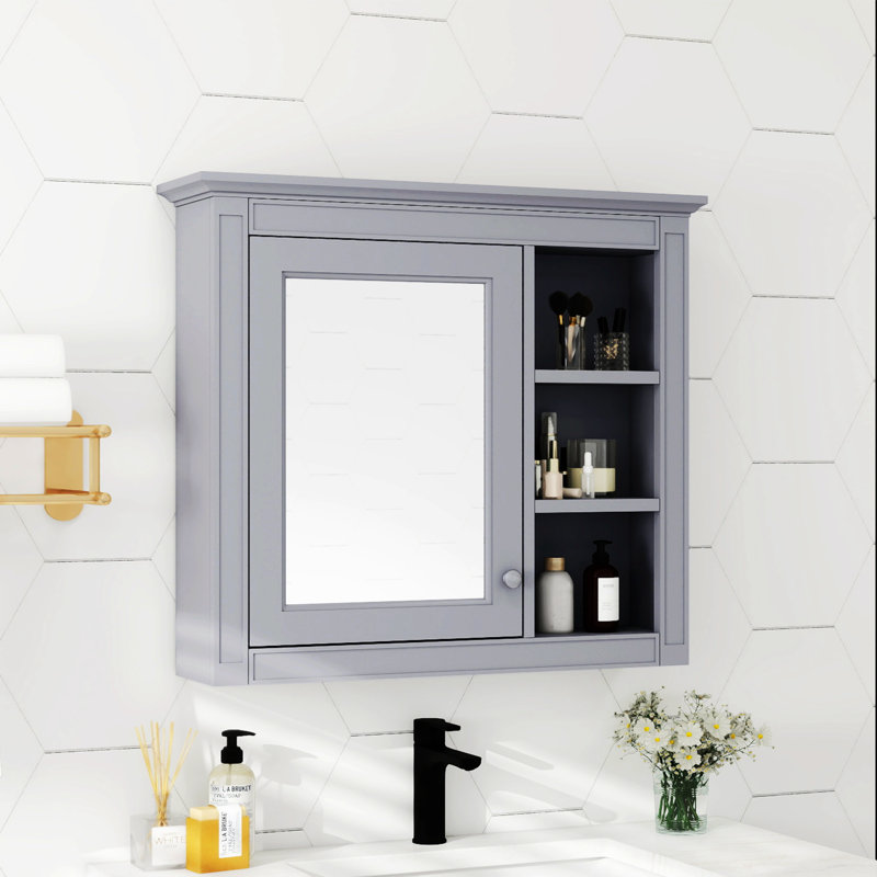 Cabine de salle de bain Jahidul, Gris