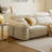 Cream fabric in-line sofa-102482682-102482684