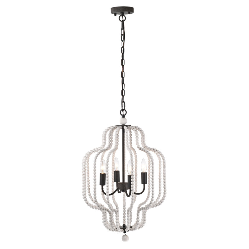 Luminaire suspendu 4 lumières à DEL Jaclynn