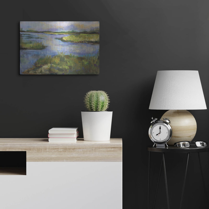 «Connecticut Marsh» par Jeanette Vertentes, H 16 po x l 24 po