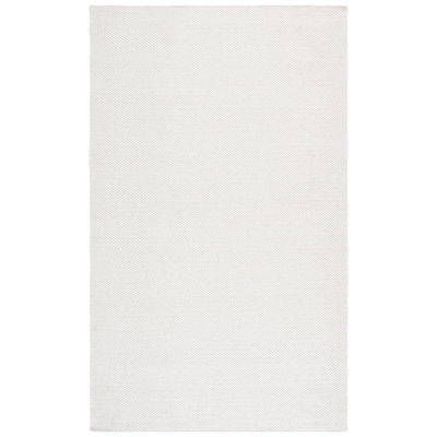Vermont 810 Hand Woven 80% Wool; 20% Cotton Solid Color Rug