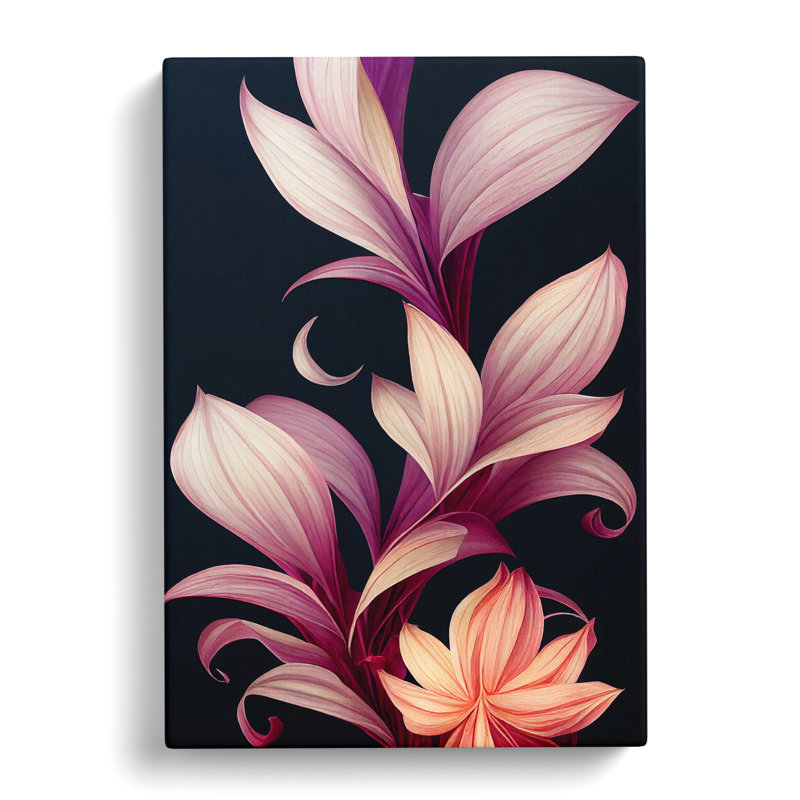 Breathtaking Flowers - Print, Wrapped Canvas, 50cm H x 35cm W x 3cm D, No Matte