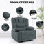 Fauteuil inclinable avec massage et vibration chauffante