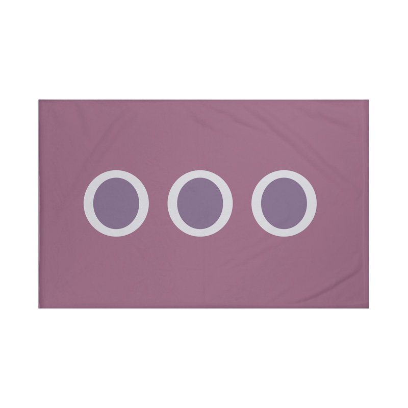 Jeté Zen, L 60 po x l 50 po, Prune (mauve)