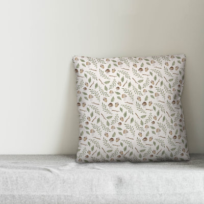  Autumn Woodland Throw Pillow
