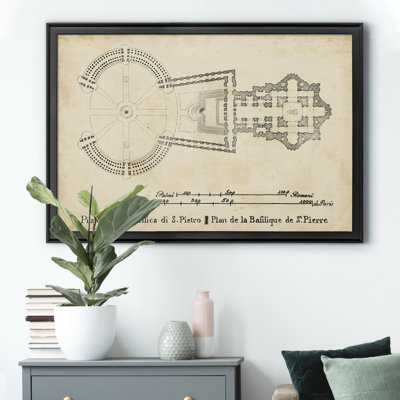 " Plan For St Peter's Basilica "