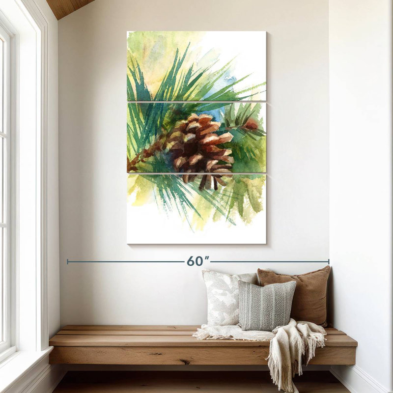Pine Cone, 50" H x 32" W