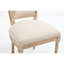 Chaise rembourrée avec pieds en bois