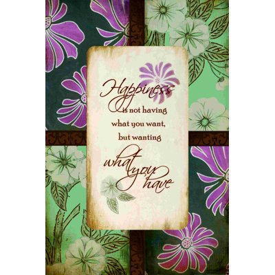 «Flower Happy» - Impression sur toile tendue