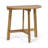 Outdoor Half-Round Folding Acacia Wood Bistro Table – Brown Finish-1811416444