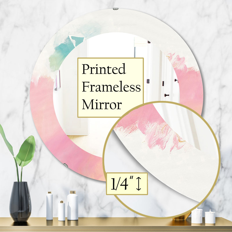 Miroir d'appoint Bridge I, H 23,6 po x l 23,6 po, Omber 1