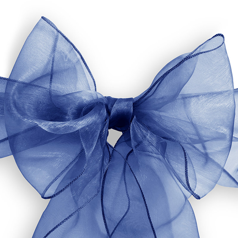 Ceintures de lit Organza, Bleu marine