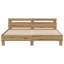 Vidaxl Wood Bed Frame with LED Durable-113970982-113970994