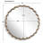 Uttermost Cerrito Antique Brass Round Mirror