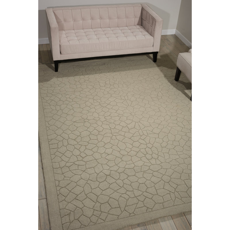 Kimie Wool Geometric Indoor Rug