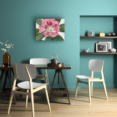 Mary Vaux Walcott Mountain Rose Bay Wood Slat Art