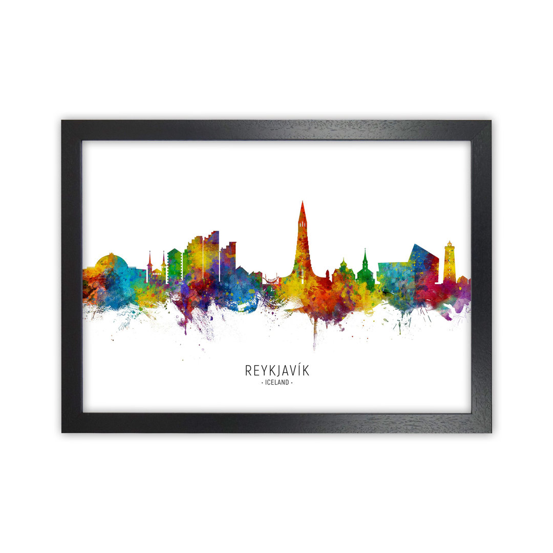 Reykjavik Iceland Skyline by Michael Tompsett - Print