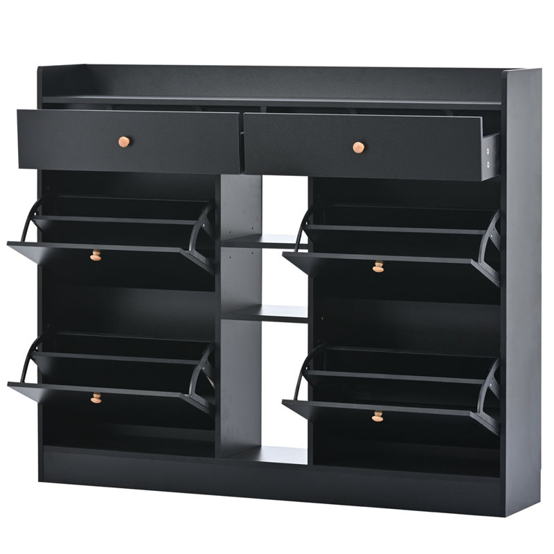 Armoire à chaussures Modern, Noir