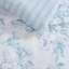 Ensemble d'édredon réversible bleu Laura Ashley Delphine-123353153