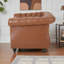 Fauteuil chesterfield capitonné l 39,48 po