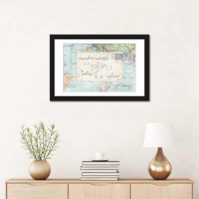 «Travel Posts IV», impression sur toile