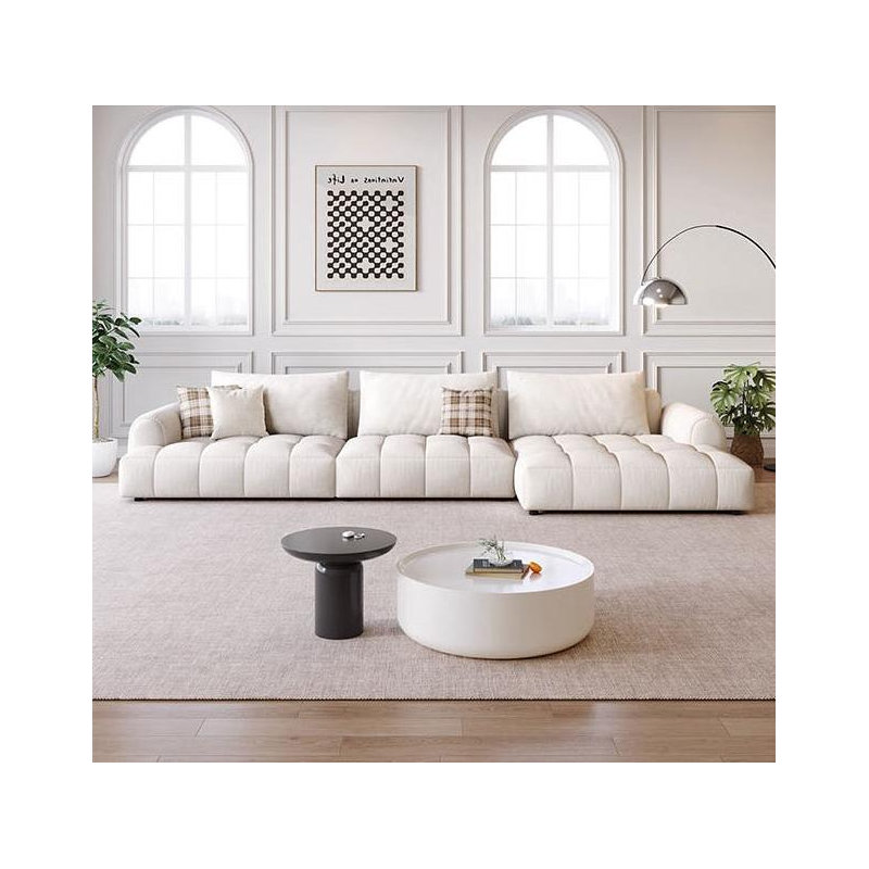 Suede Sofa, 3-seater 300cm