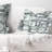 Abstract White Blocks - Abstract Printed Pillow