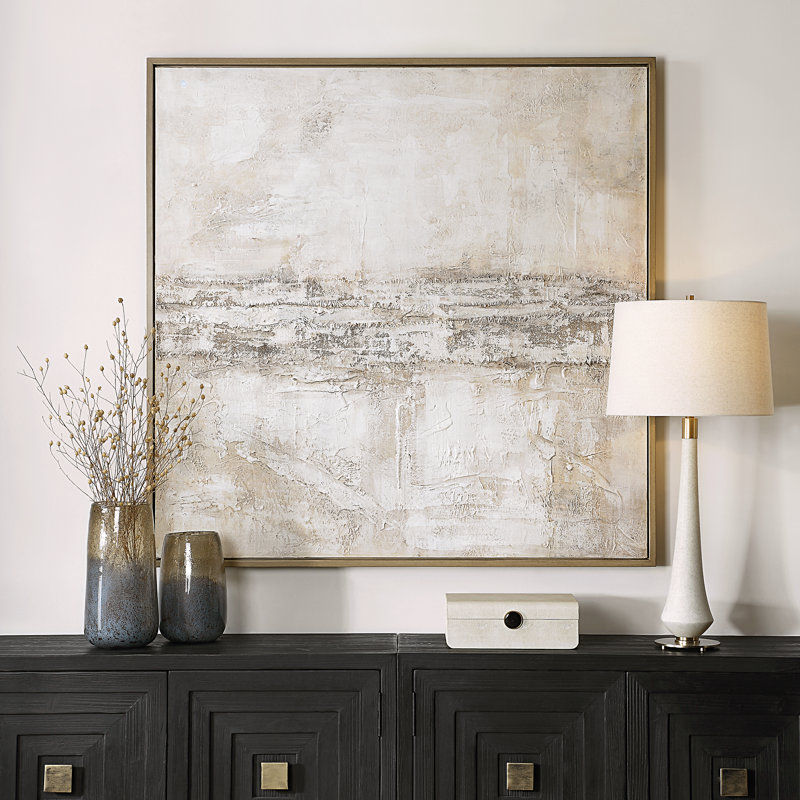Uttermost Desert Oasis Abstract Canvas Art