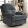 Generose 35.4" Wide Manual Glider Rocker Recliner Chair