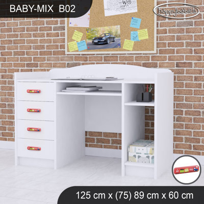 125cm Computer Desk
