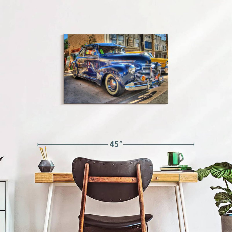 Sassy Classic Blue Car