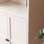 Armoire de cuisine en métal - 72 po de hauteur avec tablettes réglables (blanc), structure en acier inoxydable robuste, armoire autoportante pour cuisine / garde-manger / salle de bain