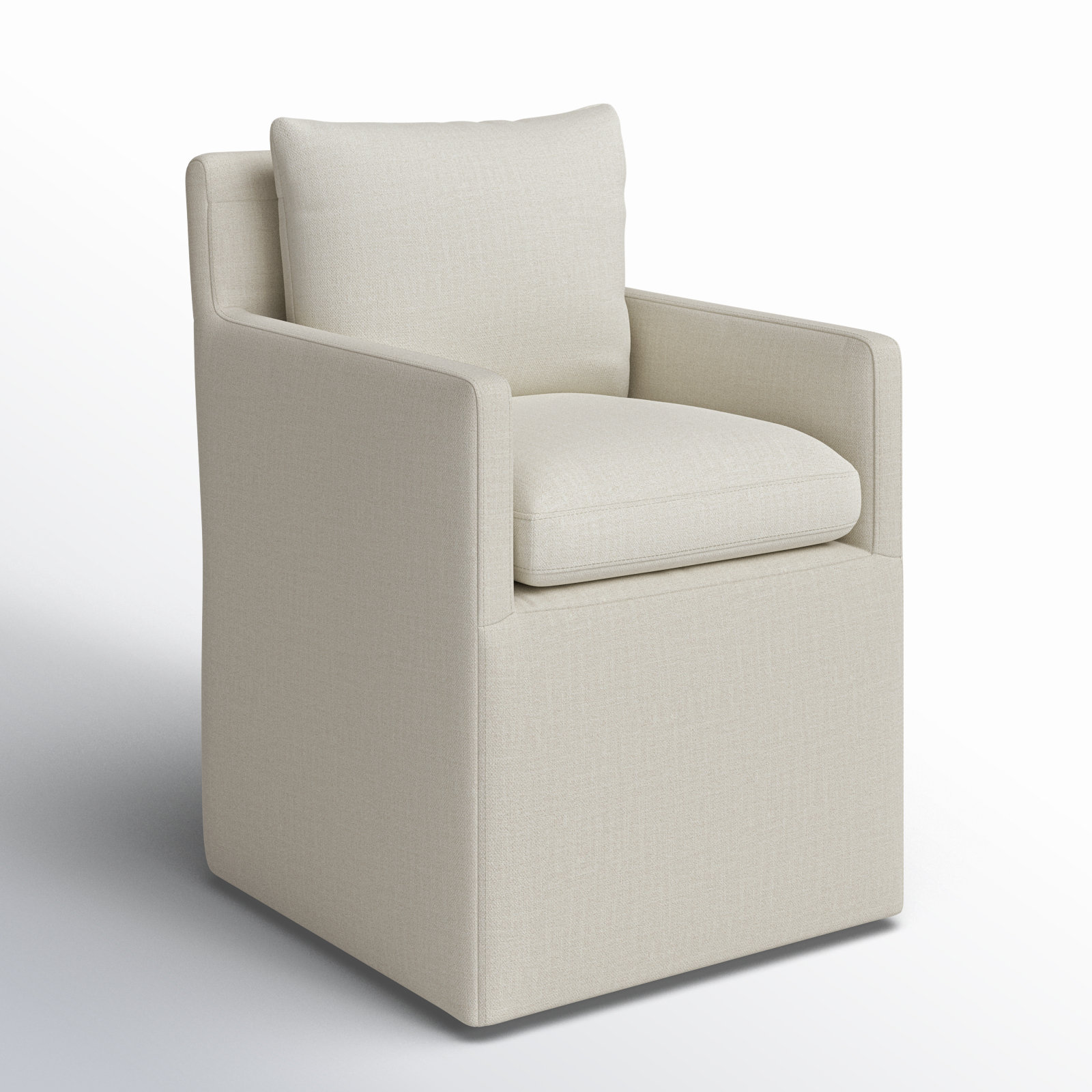 Alayaa Dining Armchair, Effie Linen Performance Linen