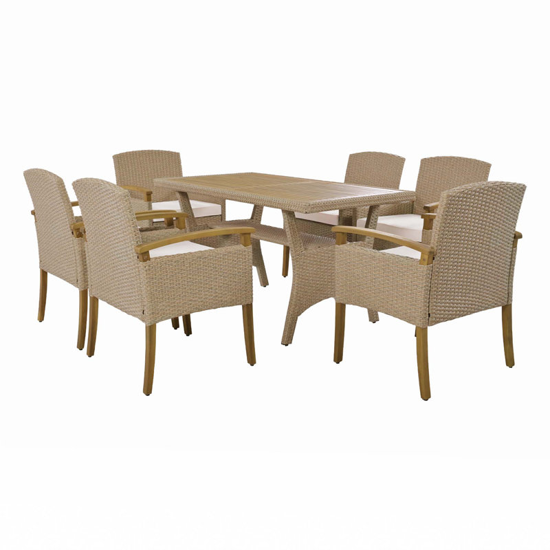 Solid Wood Top Four Leg Dining Set