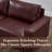Modern Luxury 5-Piece Modular Sectional Corner Sofa - Breathable PU Leather Upholstered Couch with Ottoman-1490392974-1490392961