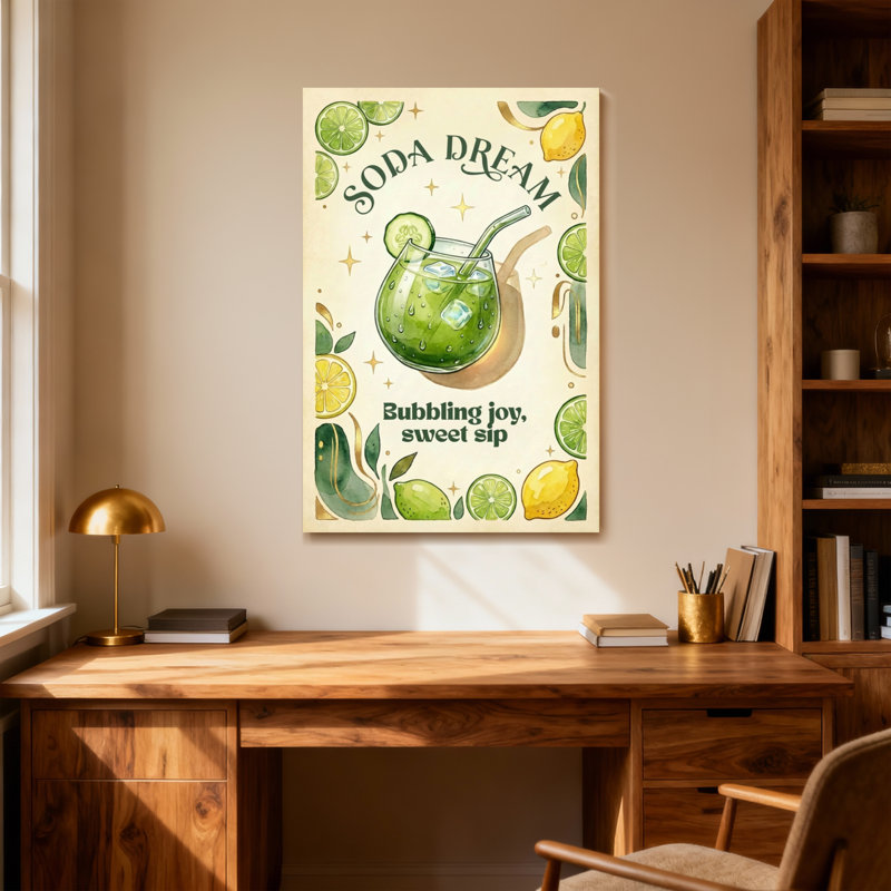 «Fashion Soda Dream», citron, citron, boisson, art