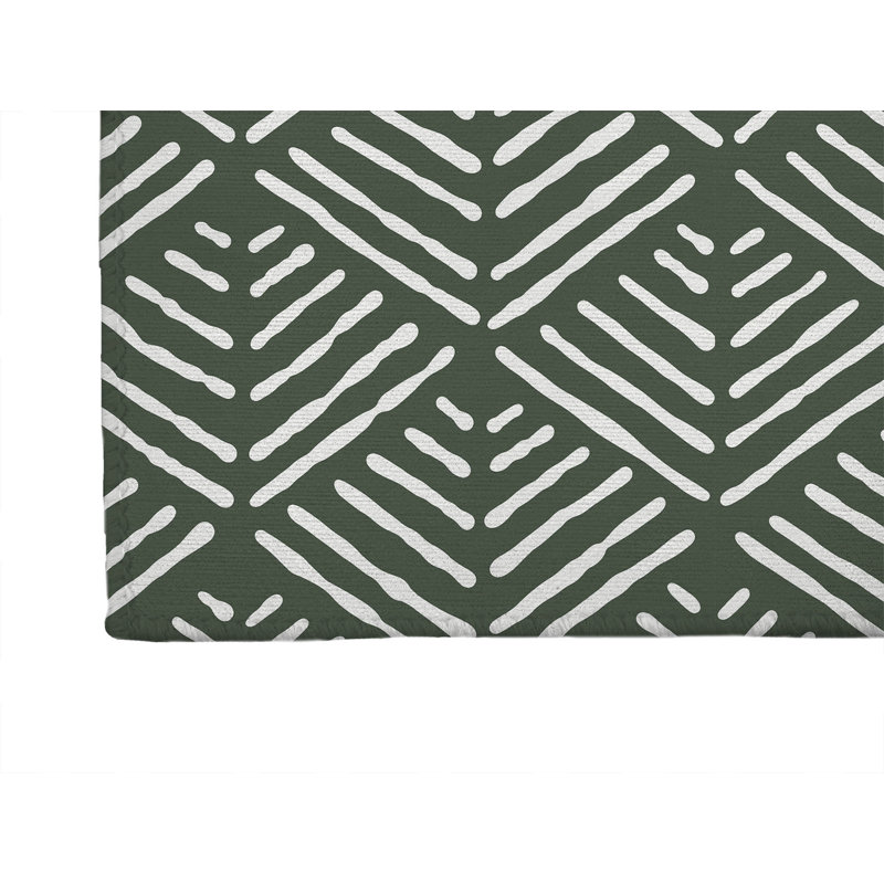 Tribal Dreamer Non-Slip Outdoor Rug, Runner 2'6" x 8'