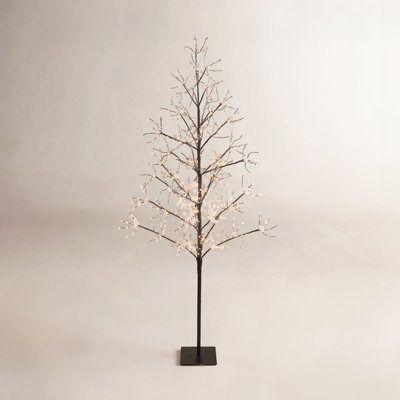 Black Fairy Light Tree