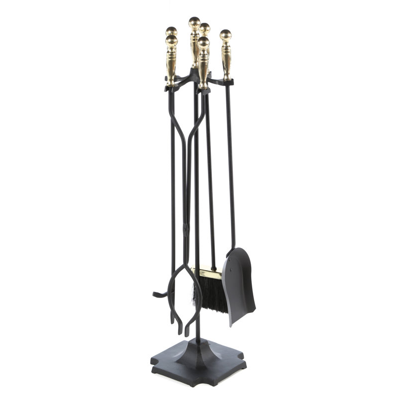 Iron Fireplace Tool Set